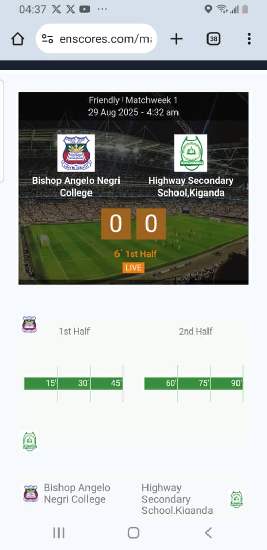 Enscores, covering grassroot football 